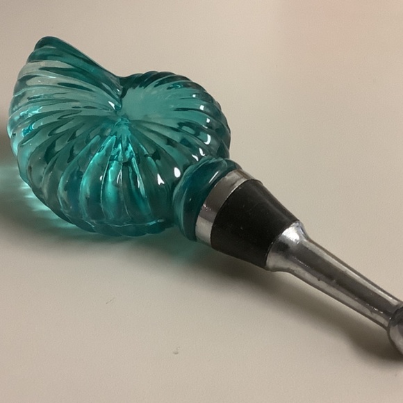 Art glass bottle stopper by LSArts fish decor new -Sea Shell - Picture 3 of 3
